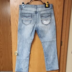 Safari denim Light Blue Denim Jeans mens 38x32 number 4059